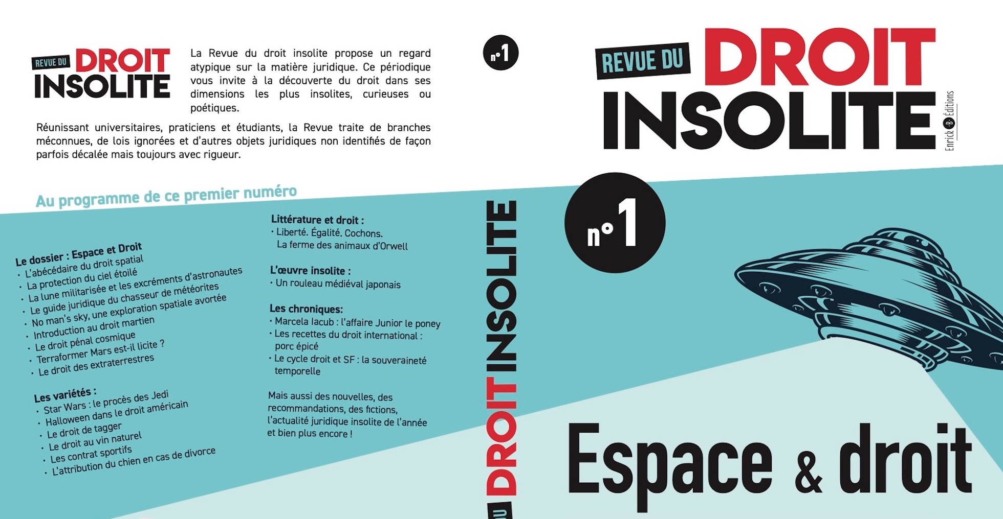 Revue du droit insolite n° 1  Espace & Droit – Curiosités Juridiques